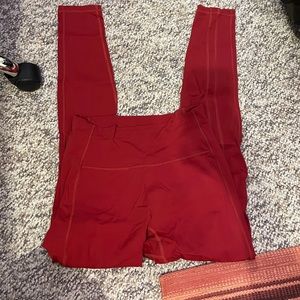 Red Alphalete Leggings